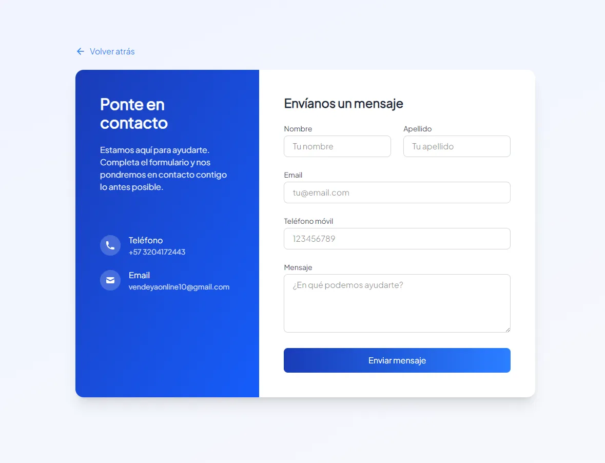 VendeYaOnline: vista del producto 3